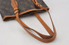 Authentic Louis Vuitton Monogram Bucket PM Shoulder Tote Bag M42238 Junk 4487I