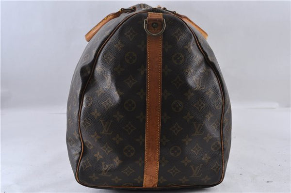 Auth LOUIS VUITTON Monogram Keepall Bandouliere 60 Boston Bag M41412 LV 4488C