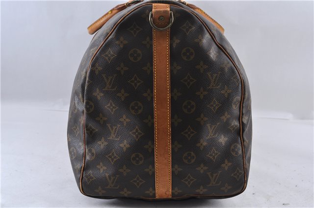 Auth LOUIS VUITTON Monogram Keepall Bandouliere 60 Boston Bag M41412 LV 4488C