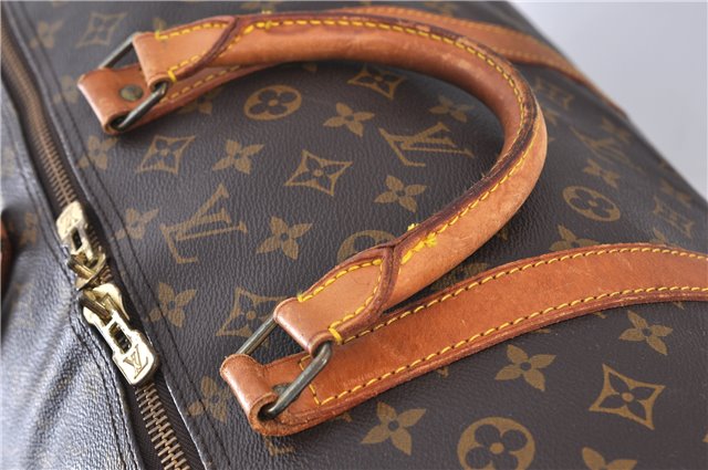 Auth LOUIS VUITTON Monogram Keepall Bandouliere 60 Boston Bag M41412 LV 4488C