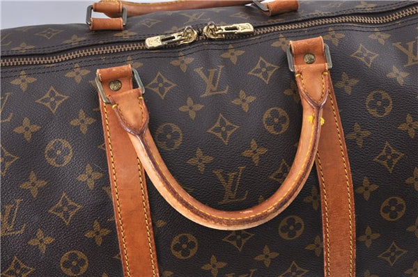 Auth LOUIS VUITTON Monogram Keepall Bandouliere 60 Boston Bag M41412 LV 4488C