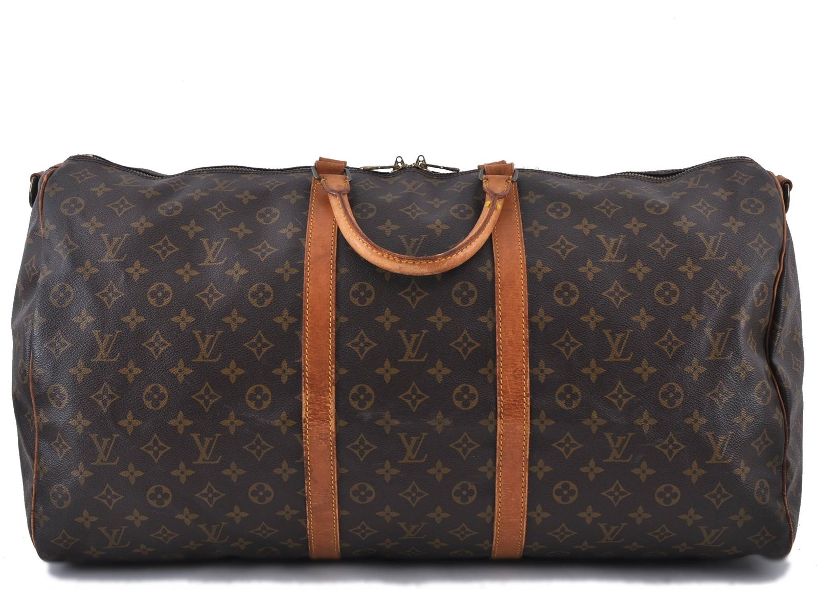 Auth LOUIS VUITTON Monogram Keepall Bandouliere 60 Boston Bag M41412 LV 4488C