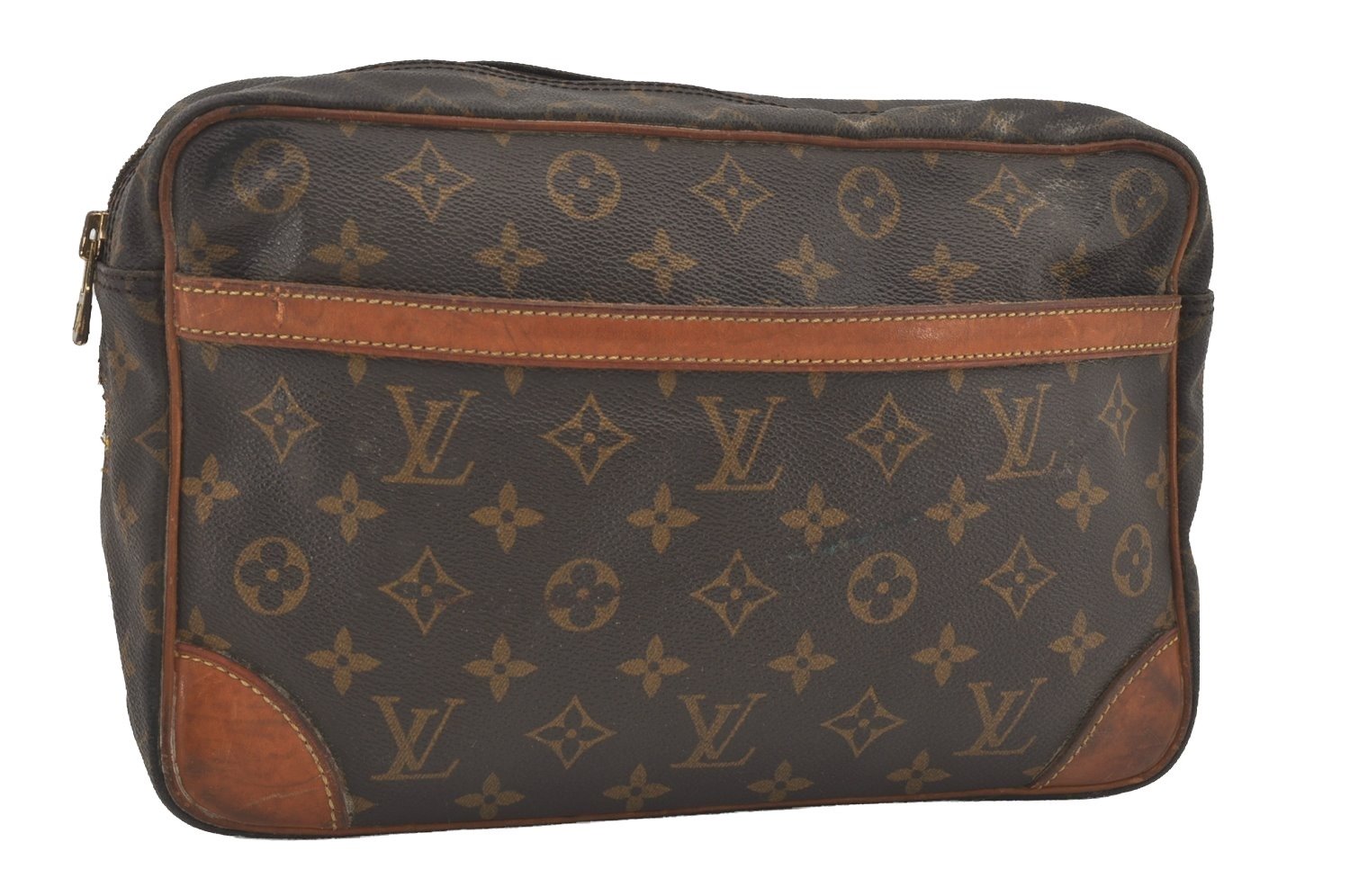 Authentic Louis Vuitton Monogram Trocadero 30 Shoulder Bag M51272 Junk 4489I