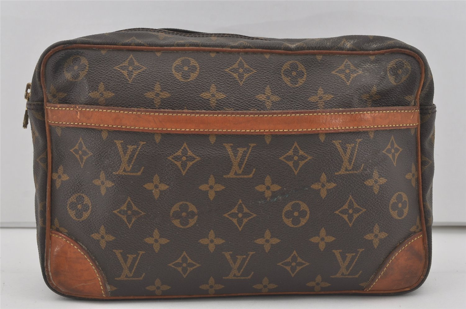 Authentic Louis Vuitton Monogram Trocadero 30 Shoulder Bag M51272 Junk 4489I