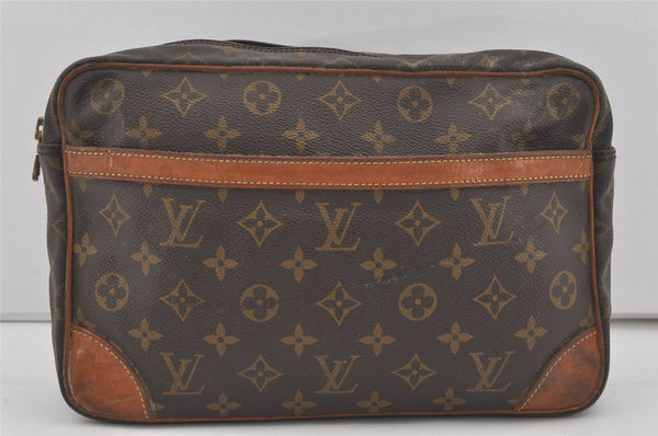 Authentic Louis Vuitton Monogram Trocadero 30 Shoulder Bag M51272 Junk 4489I