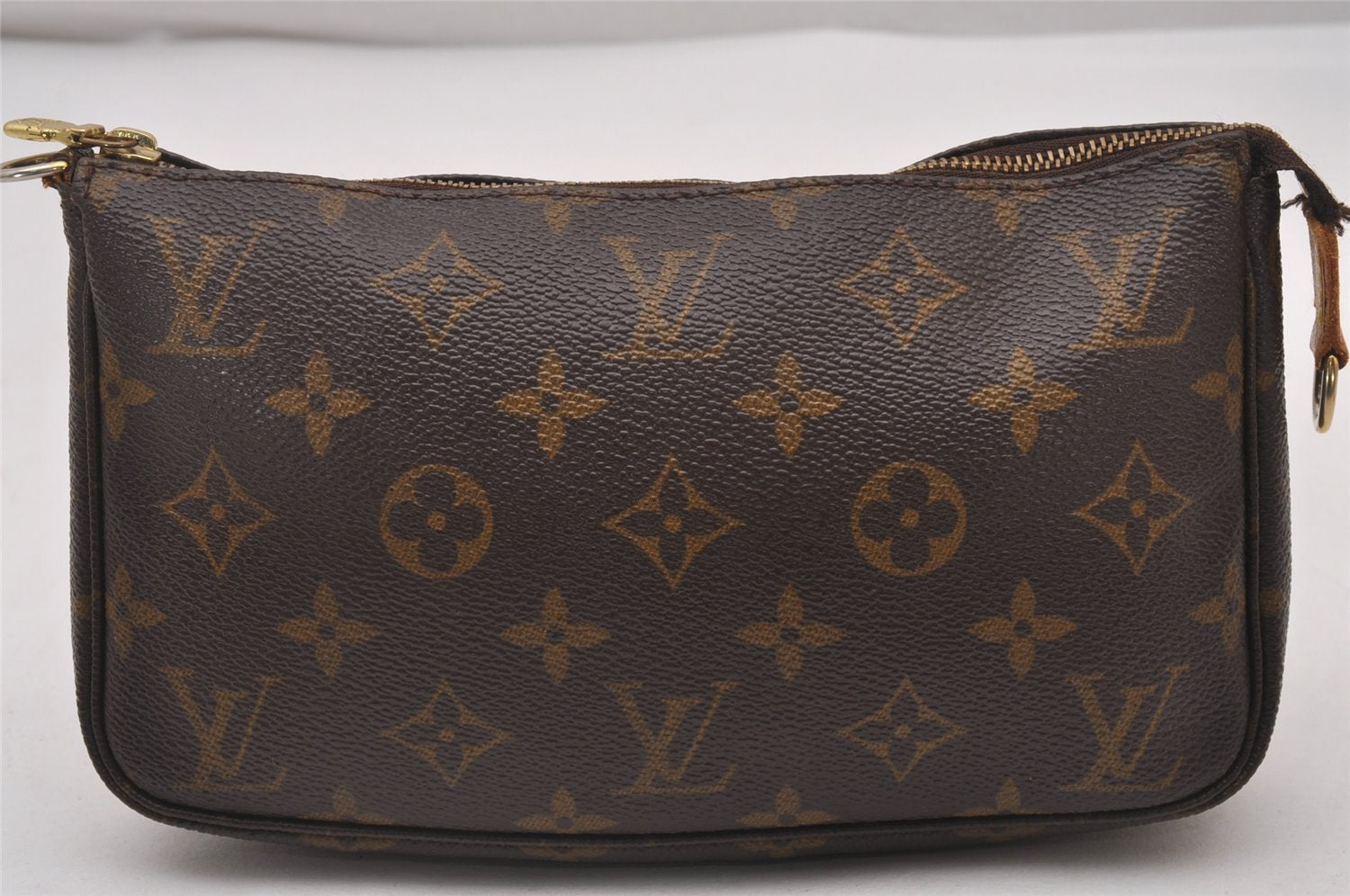 Authentic Louis Vuitton Monogram Pochette Accessoires Shoulder Cross Pouch 4490I