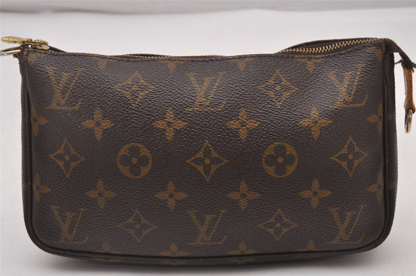Authentic Louis Vuitton Monogram Pochette Accessoires Shoulder Cross Pouch 4490I