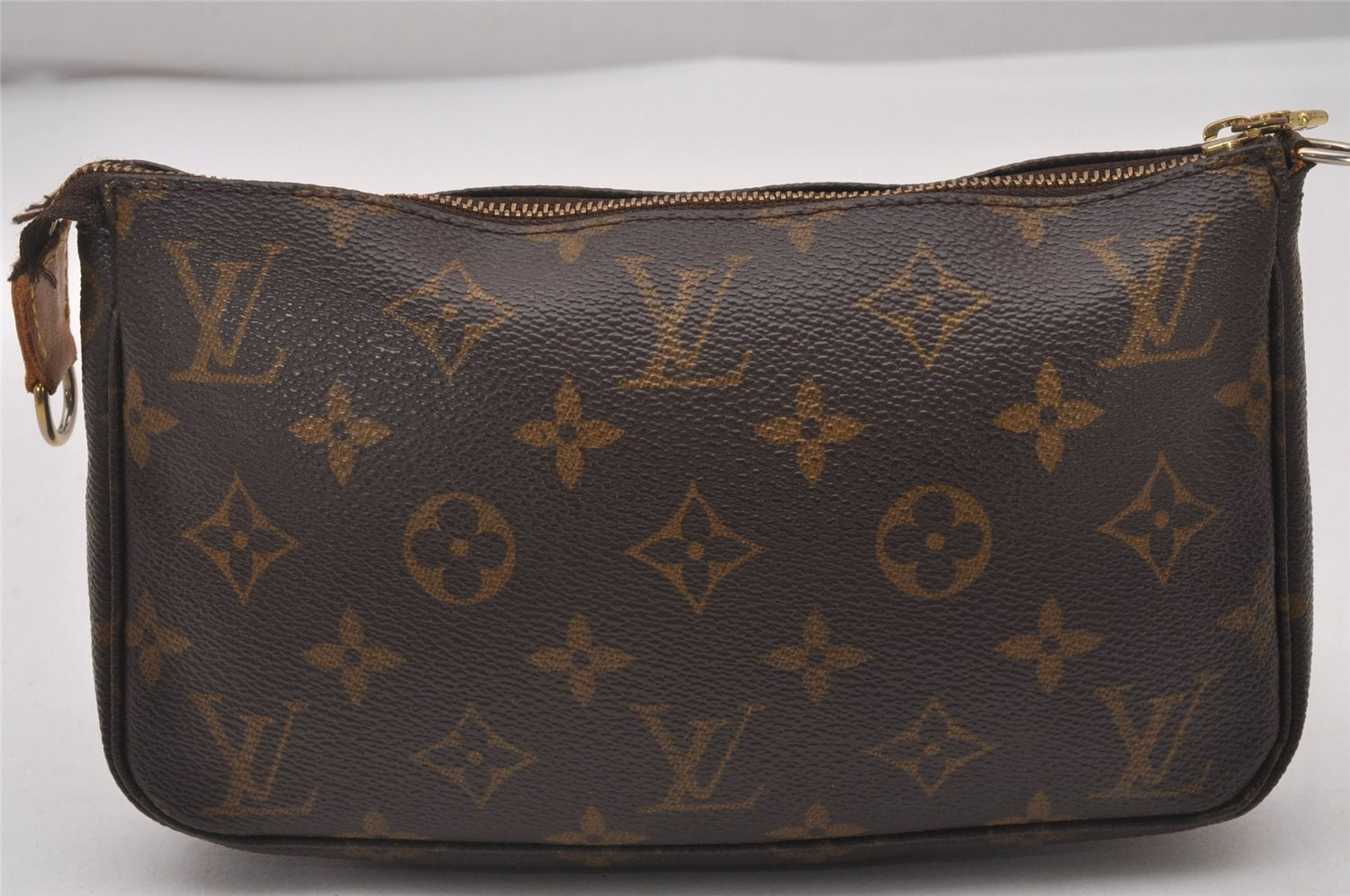 Authentic Louis Vuitton Monogram Pochette Accessoires Shoulder Cross Pouch 4490I