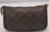 Authentic Louis Vuitton Monogram Pochette Accessoires Shoulder Cross Pouch 4490I