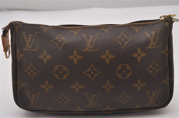 Authentic Louis Vuitton Monogram Pochette Accessoires Shoulder Cross Pouch 4490I
