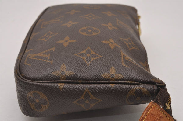 Authentic Louis Vuitton Monogram Pochette Accessoires Shoulder Cross Pouch 4490I