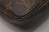 Authentic Louis Vuitton Monogram Pochette Accessoires Shoulder Cross Pouch 4490I