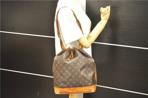 Authentic Louis Vuitton Monogram Noe Shoulder Bag M42224 LV 4491D