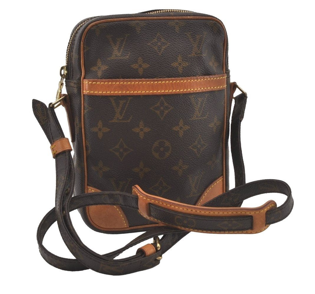 Authentic Louis Vuitton Monogram Danube Shoulder Cross Body Bag M45266 LV 4492I