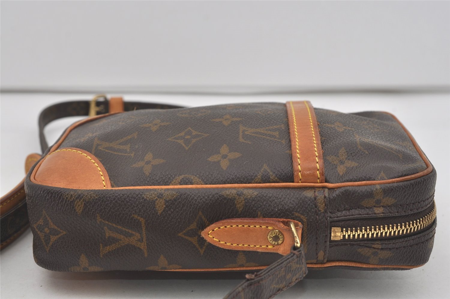 Authentic Louis Vuitton Monogram Danube Shoulder Cross Body Bag M45266 LV 4492I