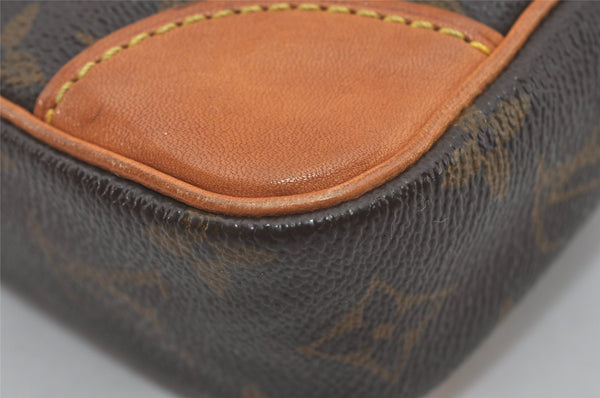 Authentic Louis Vuitton Monogram Danube Shoulder Cross Body Bag M45266 LV 4492I