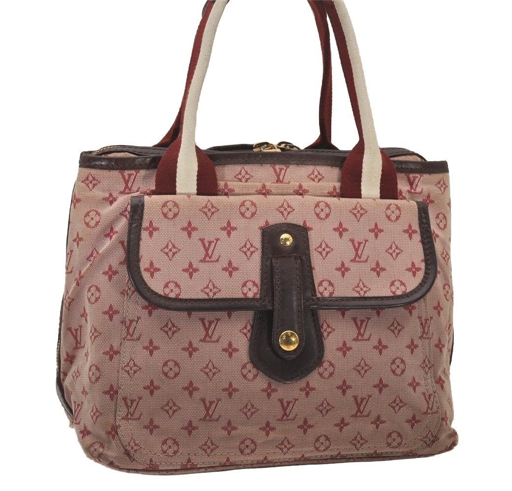 Authentic Louis Vuitton Monogram Mini Sac Marie Kate Hand Bag M92506 Pink 4493I