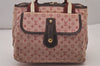 Authentic Louis Vuitton Monogram Mini Sac Marie Kate Hand Bag M92506 Pink 4493I