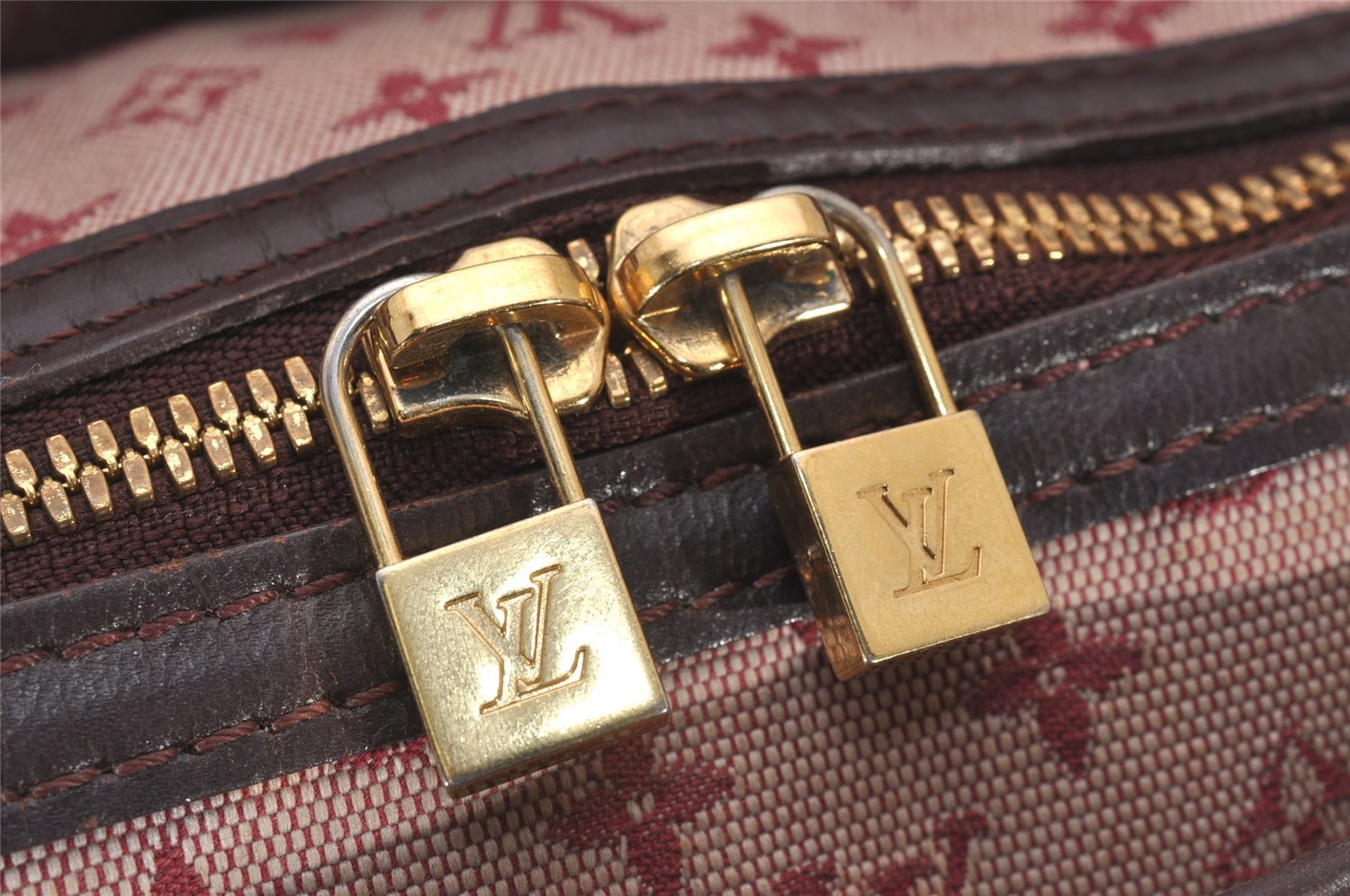 Authentic Louis Vuitton Monogram Mini Sac Marie Kate Hand Bag M92506 Pink 4493I