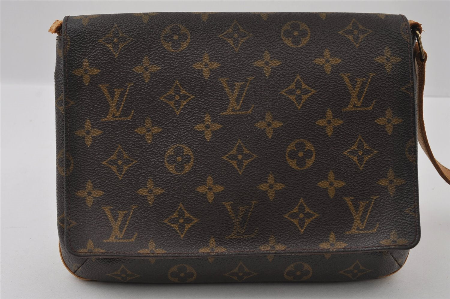 Authentic Louis Vuitton Monogram Musette Tango M51388 Shoulder Bag Junk 4494I