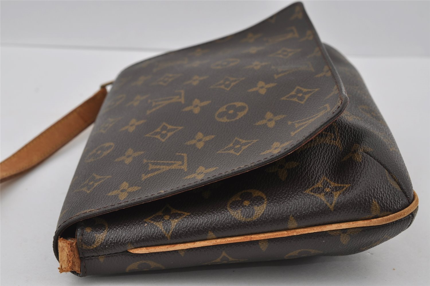 Authentic Louis Vuitton Monogram Musette Tango M51388 Shoulder Bag Junk 4494I