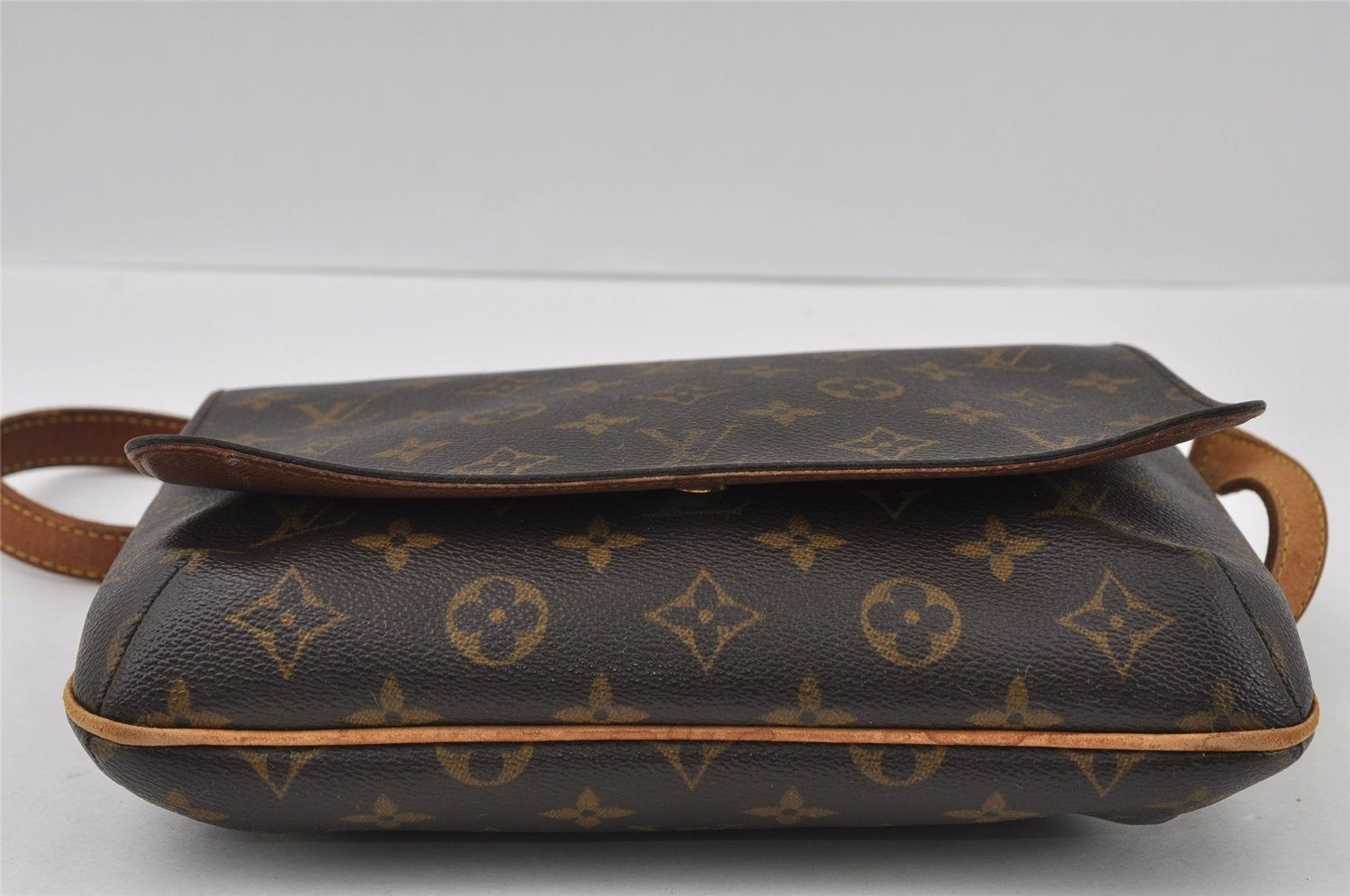 Authentic Louis Vuitton Monogram Musette Tango M51388 Shoulder Bag Junk 4494I