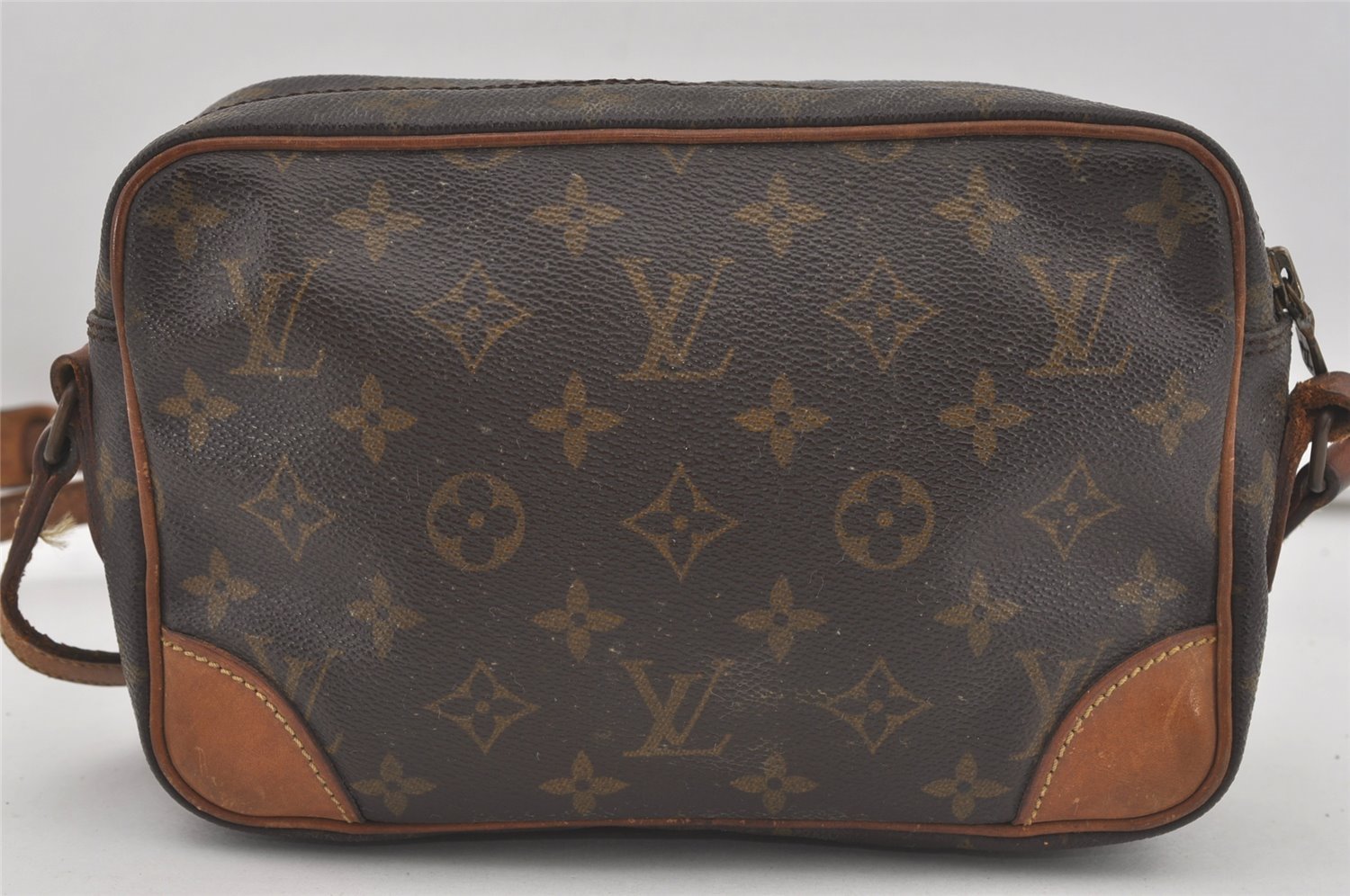 Authentic Louis Vuitton Monogram Trocadero 23 Shoulder Cross Bag M51276 LV 4495I