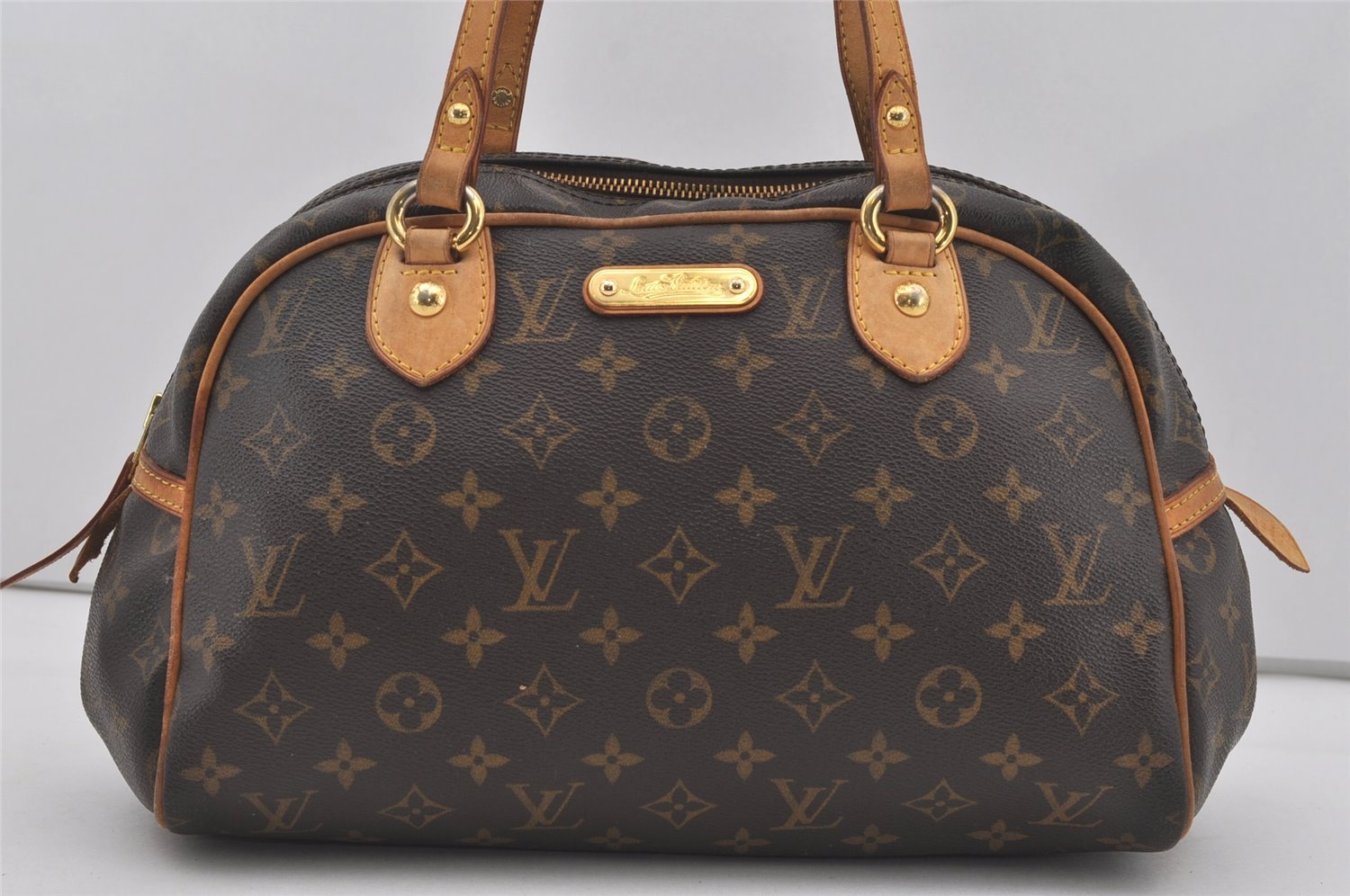 Authentic Louis Vuitton Monogram Montorgueil PM M95565 Shoulder Tote Bag 4496I