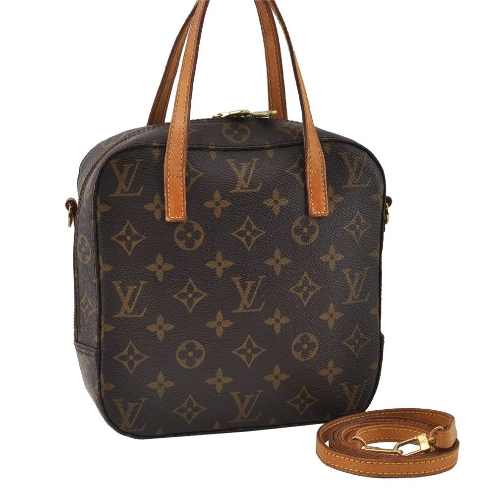 Authentic Louis Vuitton Monogram Spontini 2Way Shoulder Hand Bag M47500 LV 4498I