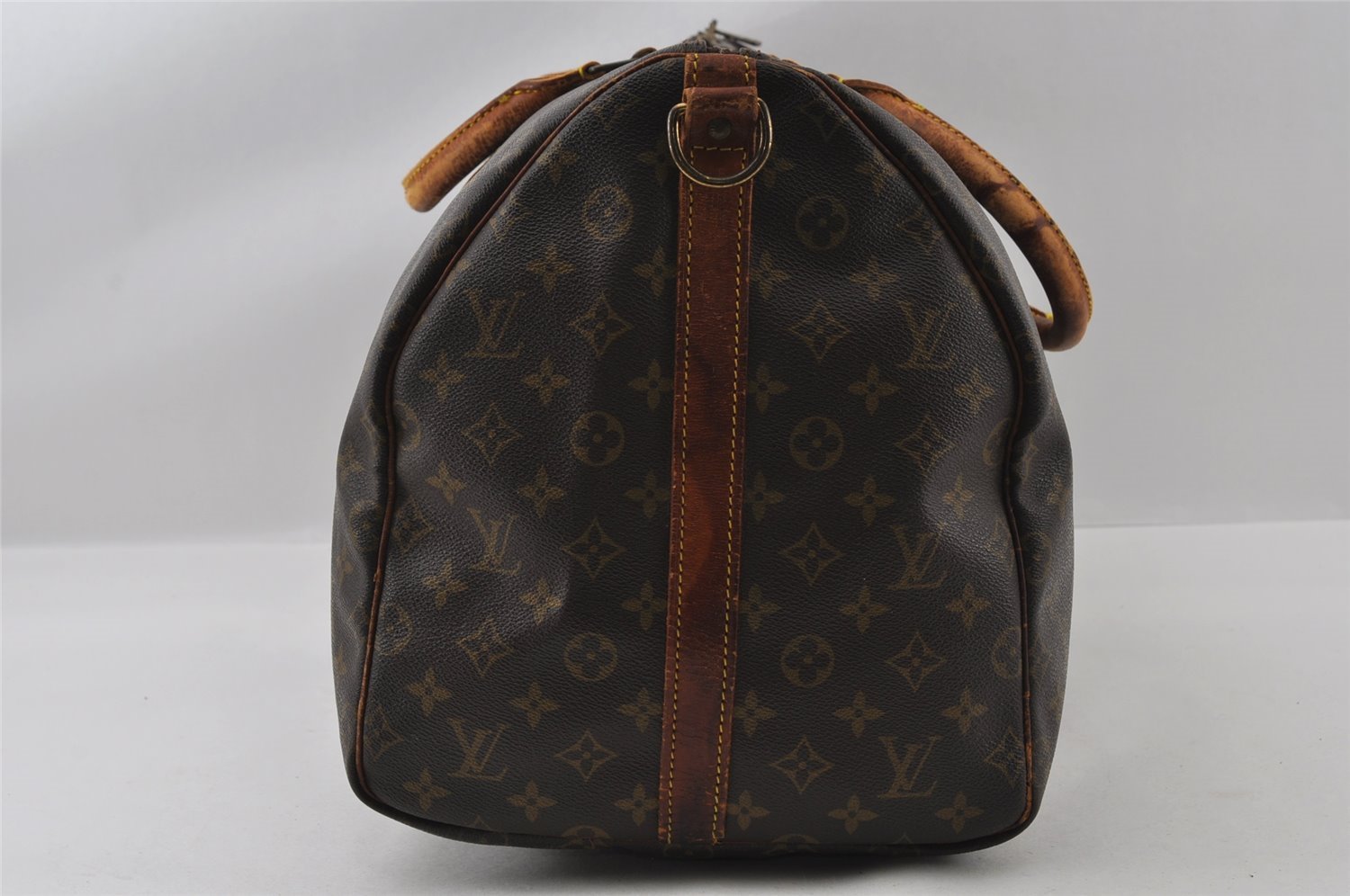 Auth Louis Vuitton Monogram Keepall Bandouliere 55 M41414 Boston Bag Junk 4499I