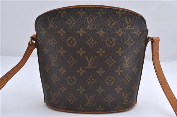 Authentic Louis Vuitton Monogram Drouot Shoulder Cross Body Bag M51290 LV 4500D
