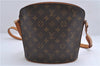 Authentic Louis Vuitton Monogram Drouot Shoulder Cross Body Bag M51290 LV 4500D