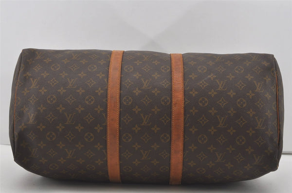 Authentic Louis Vuitton Monogram Keepall 55 Travel Boston Bag Old Model LV 4502I