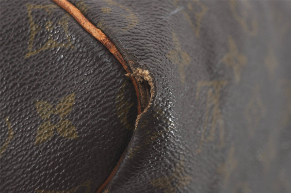 Authentic Louis Vuitton Monogram Keepall 55 Travel Boston Bag Old Model LV 4502I