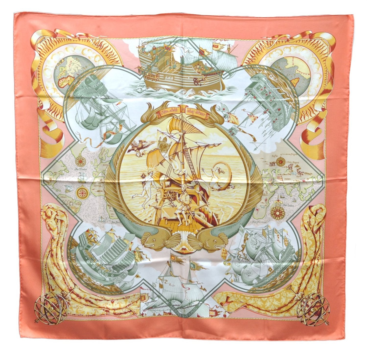 Authentic HERMES Carre 90 Scarf 