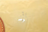 Auth LOUIS VUITTON Vernis Rose Wood Avenue Shoulder Hand Bag M93508 Yellow 4506C