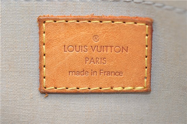 Auth LOUIS VUITTON Vernis Rose Wood Avenue Shoulder Hand Bag M93508 Yellow 4506C