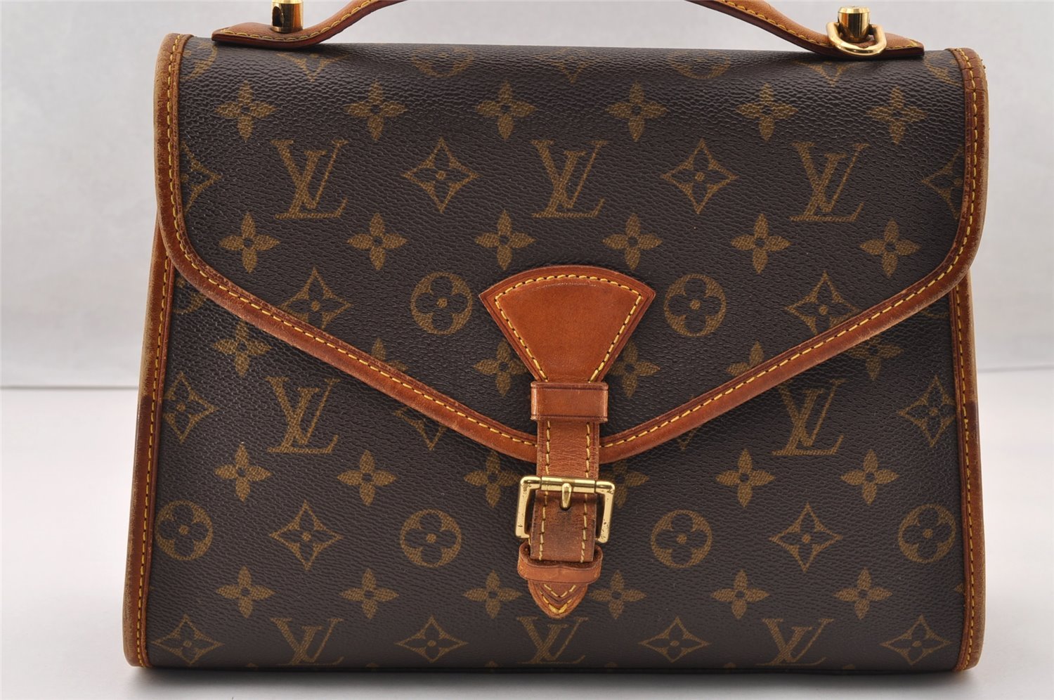 Authentic Louis Vuitton Monogram Bel Air 2Way Shoulder Hand Bag M51122 LV 4506I