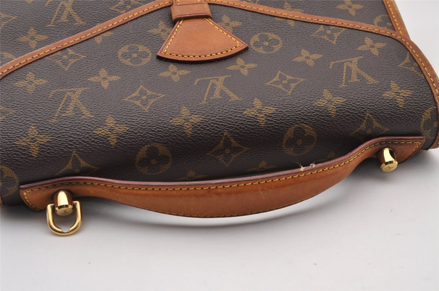 Authentic Louis Vuitton Monogram Bel Air 2Way Shoulder Hand Bag M51122 LV 4506I