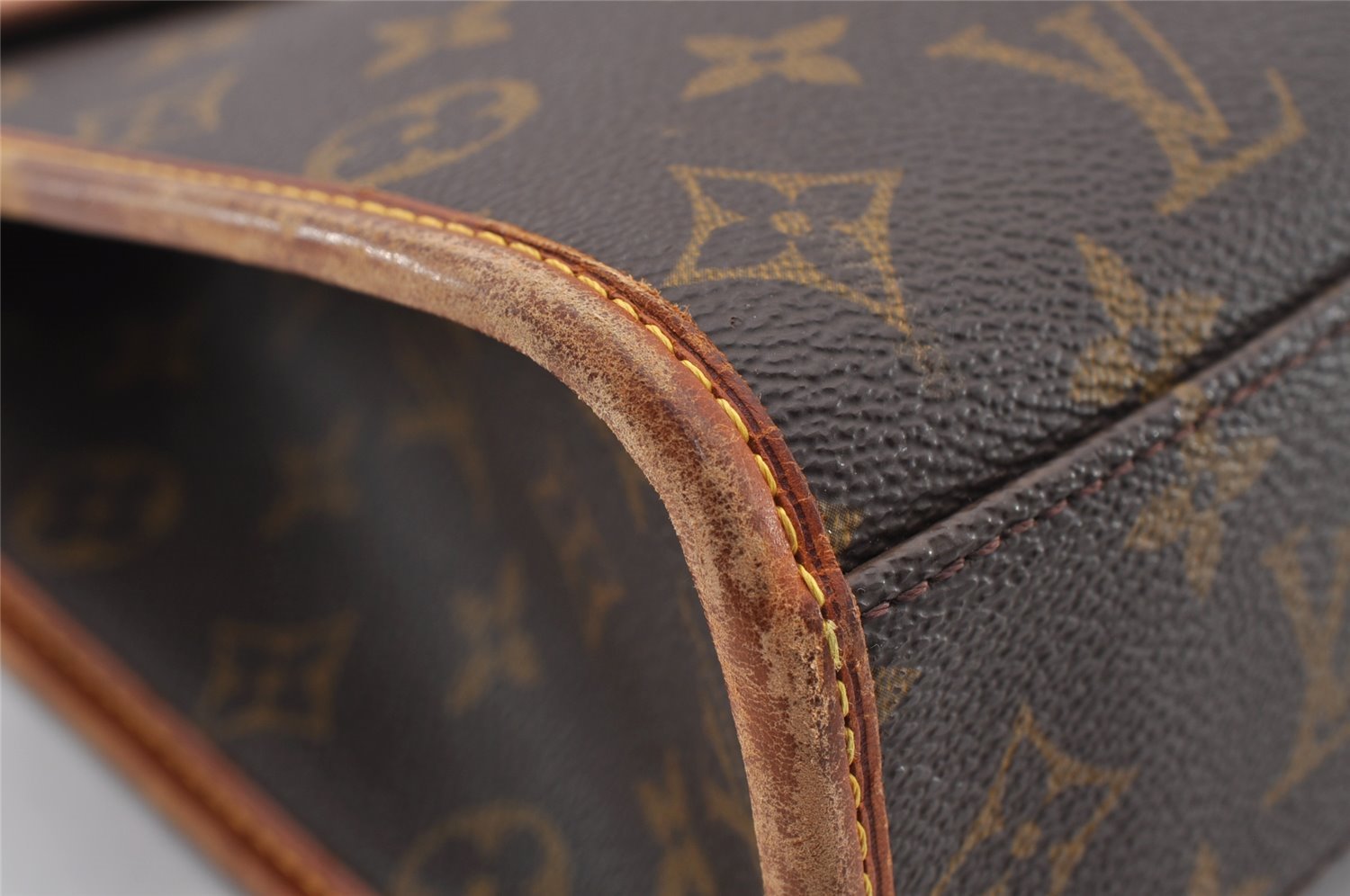 Authentic Louis Vuitton Monogram Bel Air 2Way Shoulder Hand Bag M51122 LV 4506I