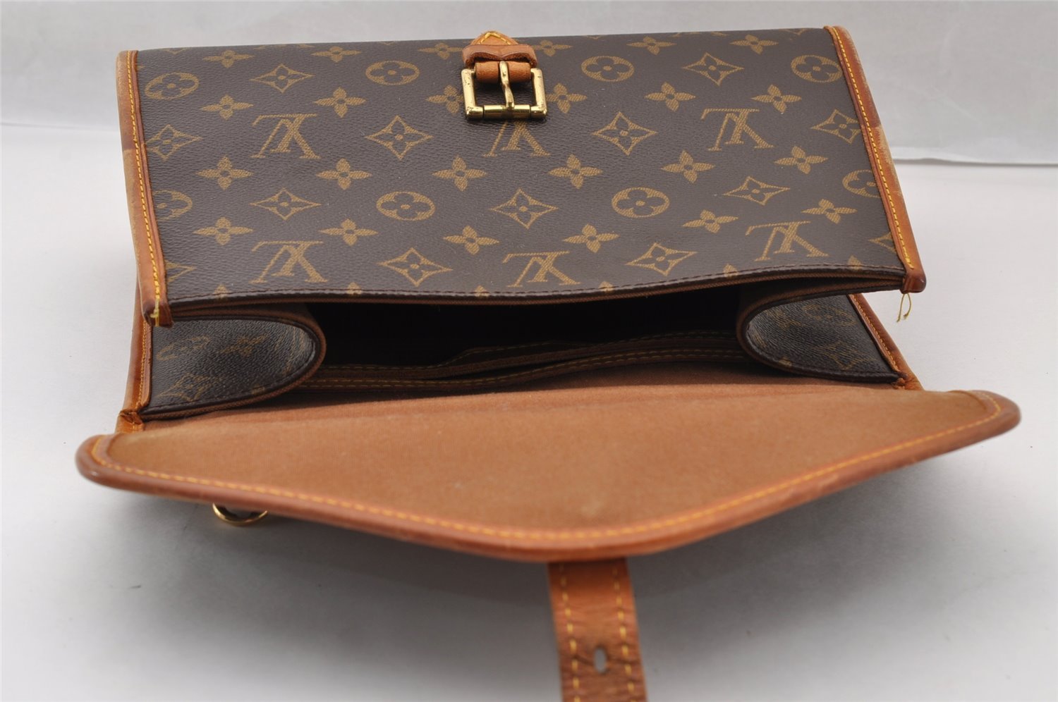 Authentic Louis Vuitton Monogram Bel Air 2Way Shoulder Hand Bag M51122 LV 4506I