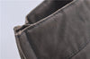 Authentic HERMES Fourre Tout MM Hand Tote Bag Purse Canvas Gray 4507D