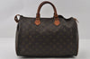 Authentic Louis Vuitton Monogram Speedy 35 Hand Boston Bag M41524 LV Junk 4507I