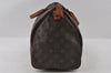 Authentic Louis Vuitton Monogram Speedy 35 Hand Boston Bag M41524 LV Junk 4507I