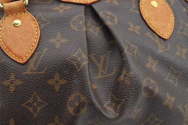 Authentic Louis Vuitton Monogram Tivoli PM Hand Tote Bag Purse M40143 Junk 4508I