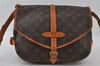 Authentic Louis Vuitton Monogram Saumur 30 Shoulder Cross Bag M42256 LV 4509I