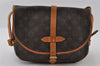 Authentic Louis Vuitton Monogram Saumur 30 Shoulder Cross Bag M42256 LV 4509I