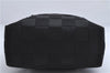 Authentic Salvatore Ferragamo 2Way Braided Hand Bag Nylon Black SF 4510D