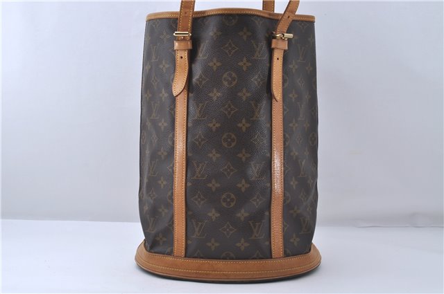 Authentic Louis Vuitton Monogram Bucket GM Shoulder Bag M42236 LV Junk 4512D