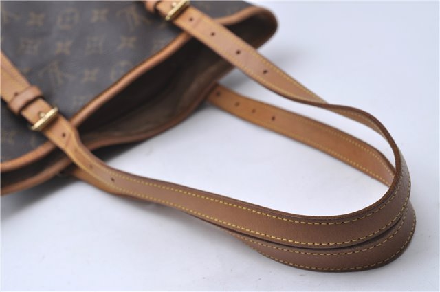 Authentic Louis Vuitton Monogram Bucket GM Shoulder Bag M42236 LV Junk 4512D